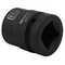 Dynamic 1" Drive Standard Socket, Black Phosphate, Tools 1-3/16" X 1" Drive, 6 Point Standard Length D025338 - alternate 3